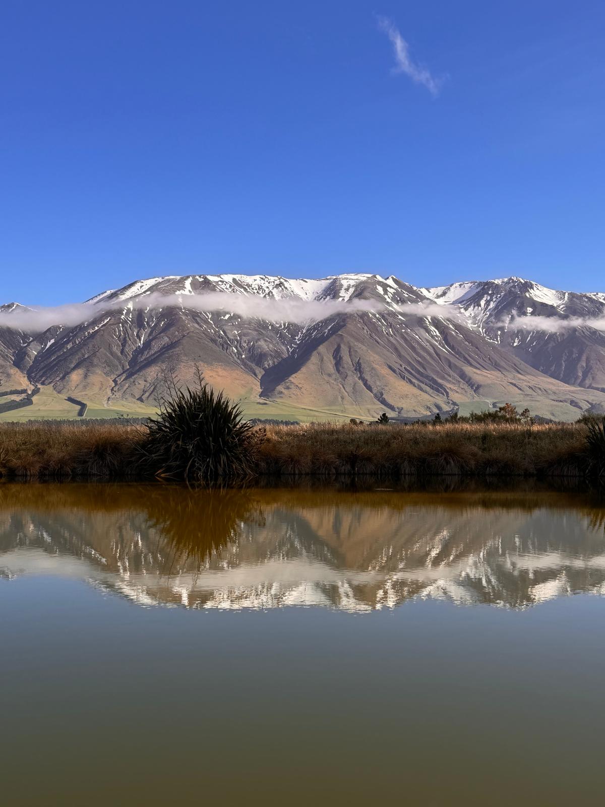 Canterbury Alps reflection